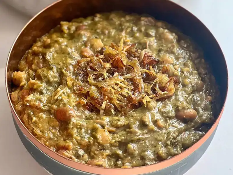 طرز تهیه آش شله قلمکار